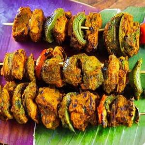 Palak Choley Ke Kebab