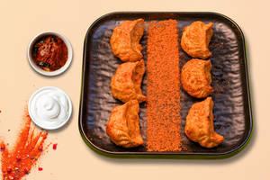 Cheese Mushroom Peri Peri Momos