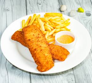 Panko Crusted Fish N Chips
