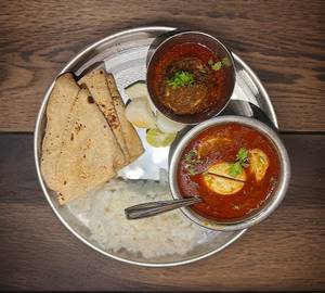 Special egg thali