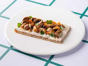 Creamy Mushroom Open Toast