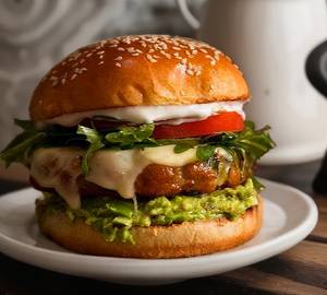 Crispy Veg Cheese Burger