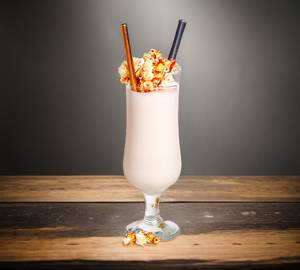 Vanilla milkshake and ice cream