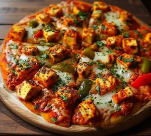 Green Olives Paneer Pizza (8 Inch)