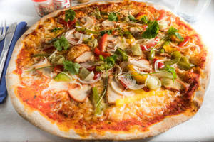 Butter Chicken Pizza