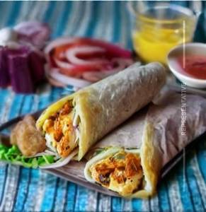 Chicken Double Egg Cheese Roll