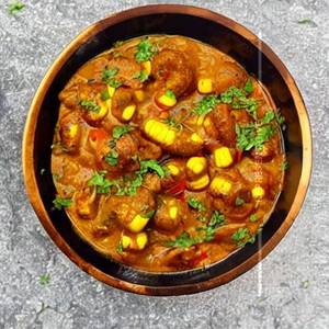 Mushroom Corn Masala 