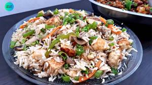 Paneer Mushroom Fried Rice