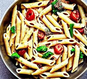 Chicken mixed sauce pasta