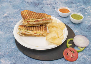 Veg Masala Cheese Grill Sandwich