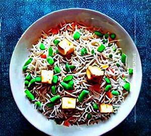 Paneer Mushroom Fried Rice