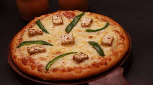 Capsicum & Paneer Pizza