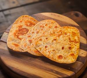 Plain triangle tawa paratha  (  olive oil  )