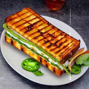 Aloo Cheese Paneer Chilli Grilled Sandwich