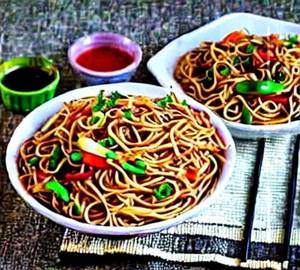 Veg Triple Schezwan Noodles