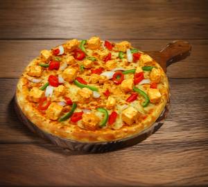 Tandoori paneer pizza