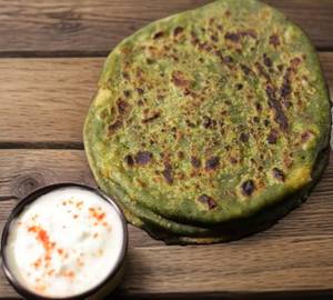 Methi tawa parathe ( olive oil  )