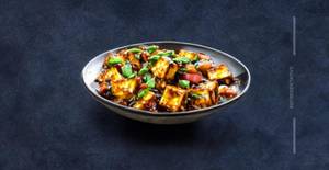 Paneer In Hot Black Bean Sauce Dry