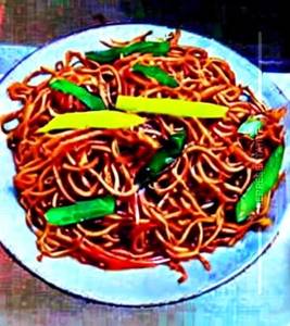 Paneer Triple  Schezwan Noodle