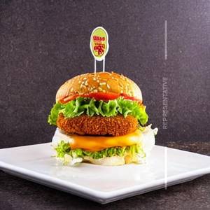 Crispy chicken burger