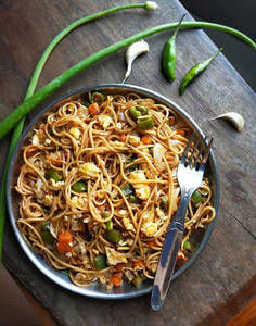 Chilli Garlic Fried Noodles