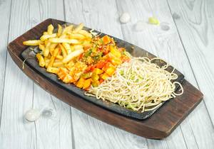 Vegetables & Tofu Wok Tossed In A Satay Sauce