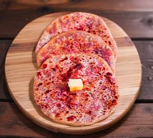 Red Mirchi Tawa Paratha ( olive oil)