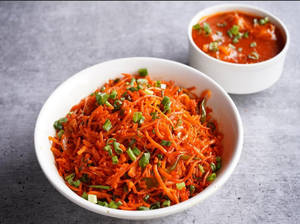 Veg Tripple Schezwan Fried Rice With Gravy