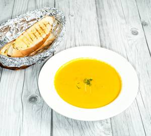 Moroccan Roasted Pumpkin & Parmesan Soup