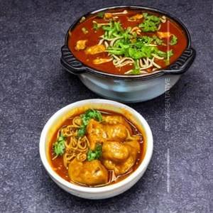 Chicken Gold Coin Noodles (Gravy)