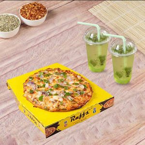 Large Veg Pizza Party+free mojito