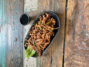 Shredded Dry Chicken In Black Pepper Dry