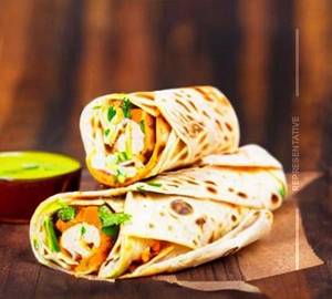 Aloo tikki wrap