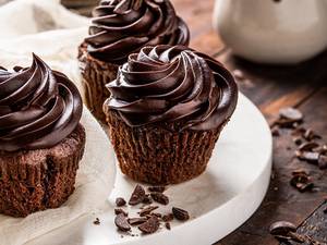 Eggless Chocolate Cup Cake