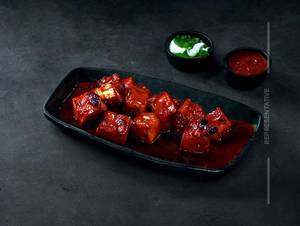 Paneer In Bbq Sauce Dry