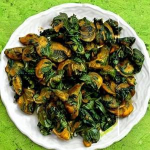 Bhuna Palak Mushroom