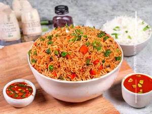 Paneer Burnt Garlic Fried Rice