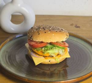 Loaded Veggies Burger+Thumps Up