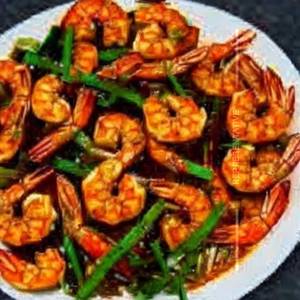 Prawns Mongolian Dry