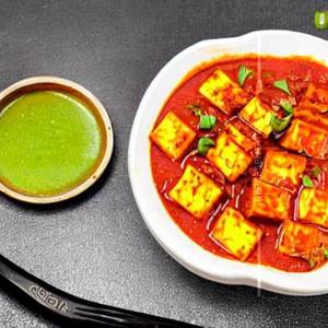 Paneer In Bbq Sauce Gravy