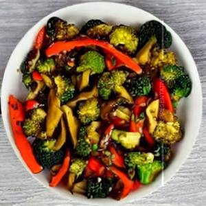 Stir Fry Veg In Butter & Pepper Sauce  Dry