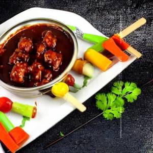 Chicken Lollipop In Bbq Sauce  Gravy