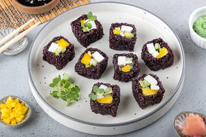 Avocado & Mango Black Rice Sushi