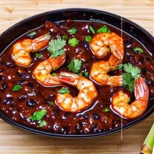 Prawns Hot Black Bean Sauce Gravy