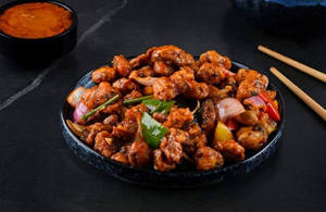 Mushroom Chilly Dry (serve 1-2)