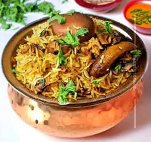 Mushroom Fry Biriyani