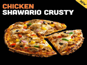 Crusty Chicken Shawario ( 8 Inches)