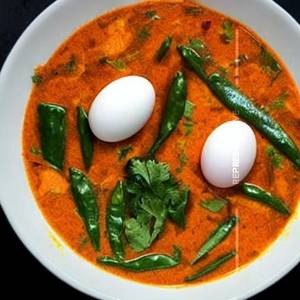 Egg Spicy Red Thai Curry