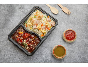 Classic Chicken Fried Rice + Kung Pao Chicken Gravy
