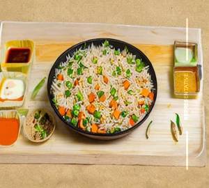 Paneer Burnt Chilly & Garlic Fried Rice